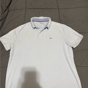Tommy Hilfiger Men's Light Blue Polo Shirt